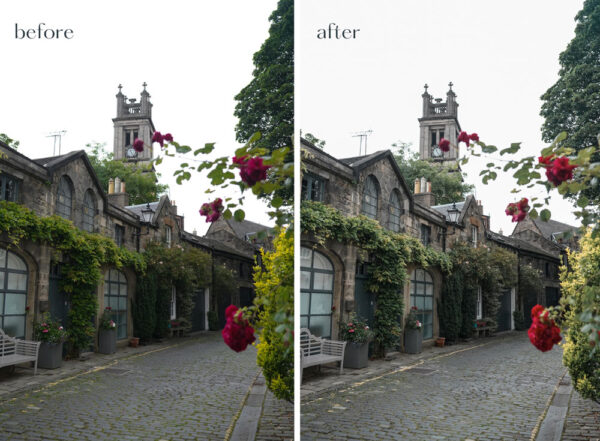 Lightroom preset for mobile