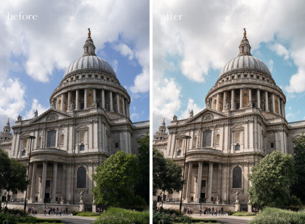 London lightroom preset